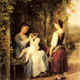 “Tickling the Baby” by Fritz Zuber-Buhler. Wikimedia Commons